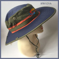 Mode Hommes Femmes Panama Hat Contraste Color Straw Ribbon Pinched Crown Rolled Trim Summer Floppy Hat Beach Cap